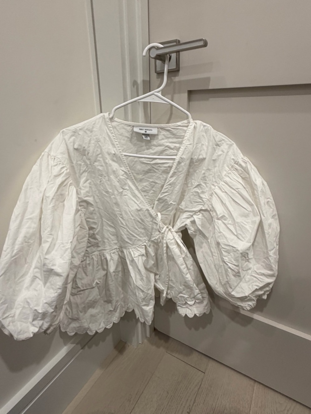 Kika Vargas x Target Puff-Sleeve Tie-Front Top
